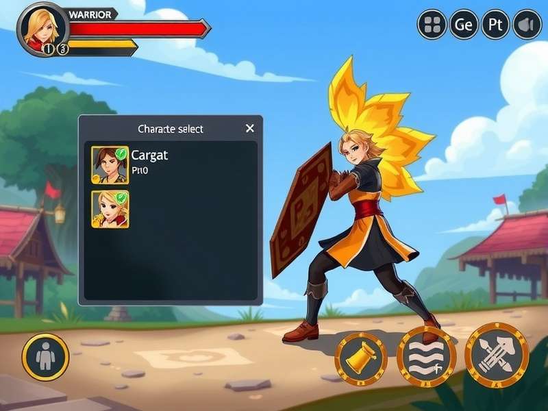 Warrior S Myth gameplay screenshot showing character combat