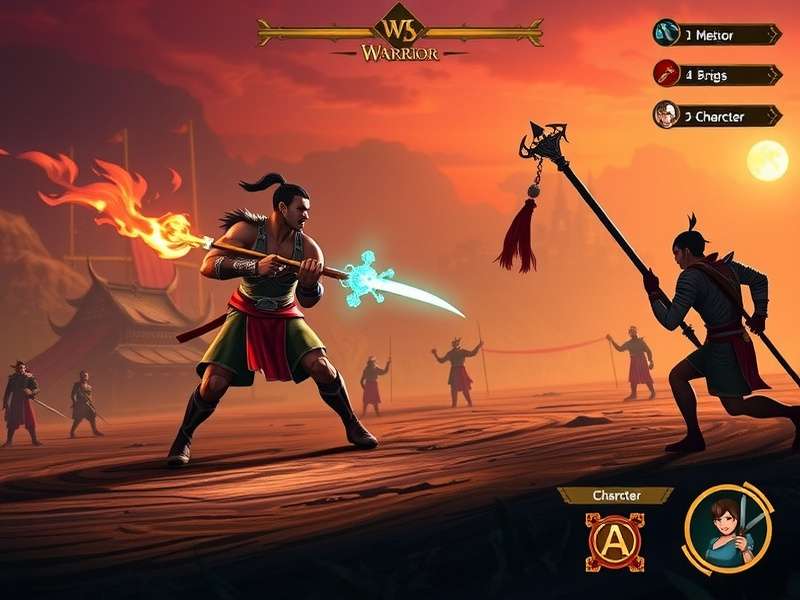 Warrior S Myth character selection screen